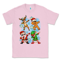 Bubblegum Pink dabbing christmas Classic Tee - Zillion Design Studio