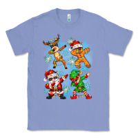 Colony Blue dabbing christmas Classic Tee - Zillion Design Studio