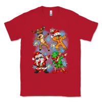 Red dabbing christmas Classic Tee - Zillion Design Studio