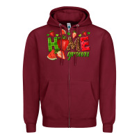 Burgundy home grown Zipper Hoodie - texasbilliewilder