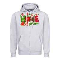 Heather Grey home grown Zipper Hoodie - texasbilliewilder