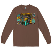 Chestnut sewing life western Long Sleeve Tee - texasbilliewilder