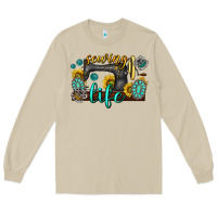 Mushroom sewing life western Long Sleeve Tee - texasbilliewilder