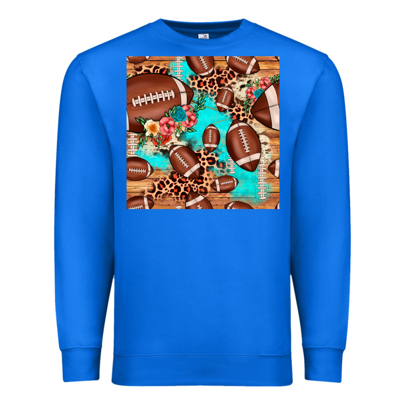 Football Leopard Cowhide Seamless Pattern Premium Sweatshirt by JahusDesignShop | Teevron