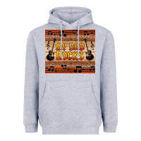 Heather Grey my dad rocks Heavyweight Hoodie - HRA Design Shop