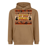 Toasted Coconut my dad rocks Heavyweight Hoodie - HRA Design Shop
