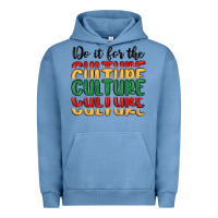 Pigment Pebble Blue do it for the culture Urban Hoodie - MaliasSmallBusiness