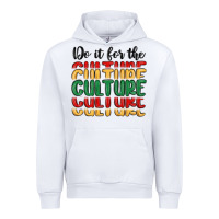 White do it for the culture Urban Hoodie - MaliasSmallBusiness
