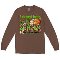 Chestnut im just here for the snacks basketball brother Long Sleeve Tee - Zillion Design Studio