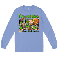 Colony Blue im just here for the snacks basketball brother Long Sleeve Tee - Zillion Design Studio