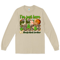 Mushroom im just here for the snacks basketball brother Long Sleeve Tee - Zillion Design Studio