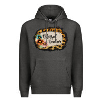Charcoal Heather Blessed Teacher Premium Hoodie - Jasminsmagicworld