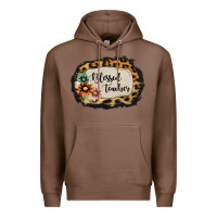 Chestnut Blessed Teacher Premium Hoodie - Jasminsmagicworld
