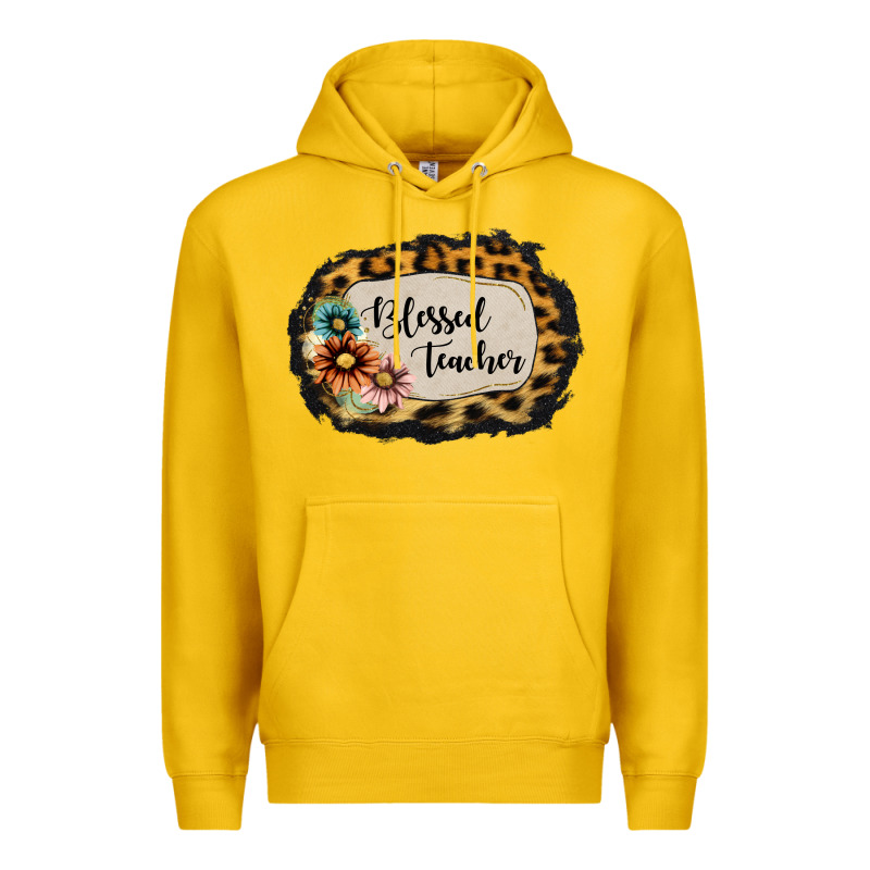 Blessed Teacher Premium Hoodie by Jasminsmagicworld | Teevron
