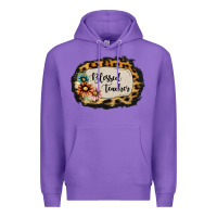 Purple Blessed Teacher Premium Hoodie - Jasminsmagicworld