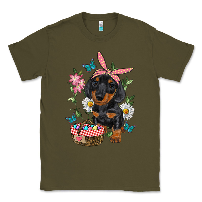 Easter Dachshund Classic Tee by RanaPortraitStore | Teevron