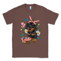 Chestnut easter dachshund Classic Tee - RanaPortraitStore