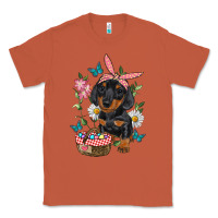 Copper easter dachshund Classic Tee - RanaPortraitStore