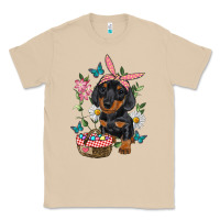 Mushroom easter dachshund Classic Tee - RanaPortraitStore