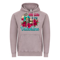 Vintage Zinc my cat is my valentine Vintage Hoodie - AdoDesignShop