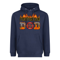 Navy firefighter dad Heavyweight Hoodie - HRA Design Shop