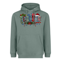 Sage teacher christmas Heavyweight Hoodie - RacoonDesign