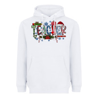 White teacher christmas Heavyweight Hoodie - RacoonDesign