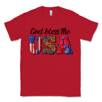 Red god bless the usa Classic Tee - texasbilliewilder