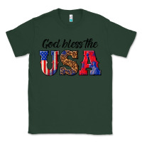 Sports Green god bless the usa Classic Tee - texasbilliewilder