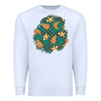White christmas gingerbread cookies patch Premium Sweatshirt - BundleAndBundleShop