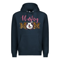 Navy Husky Mom Premium Hoodie - Jasminsmagicworld
