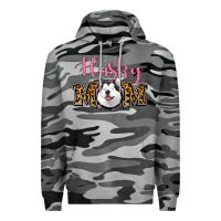 Slate Camo Husky Mom Premium Hoodie - Jasminsmagicworld