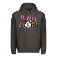 Smoke Husky Mom Premium Hoodie - Jasminsmagicworld