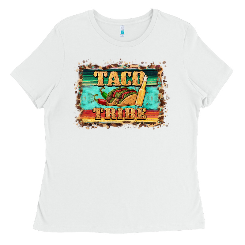 Taco Tribe Western Background Ladies Tee by BarkalooDesign | Teevron