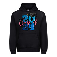 Black class of 2024 Urban Hoodie - MaliasSmallBusiness