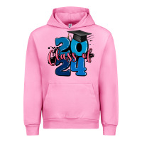Fuchsia Pink class of 2024 Urban Hoodie - MaliasSmallBusiness