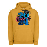 Pigment Peanut Butter class of 2024 Urban Hoodie - MaliasSmallBusiness