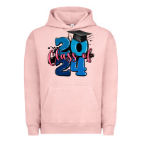 Pigment Salmon class of 2024 Urban Hoodie - MaliasSmallBusiness
