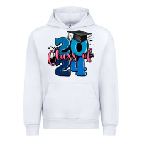 White class of 2024 Urban Hoodie - MaliasSmallBusiness