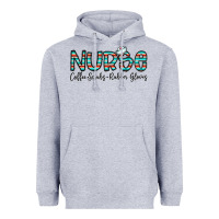 Heather Grey coffee scrubs and rubber gloves Heavyweight Hoodie - CowhideDigitalArt