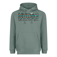 Sage coffee scrubs and rubber gloves Heavyweight Hoodie - CowhideDigitalArt