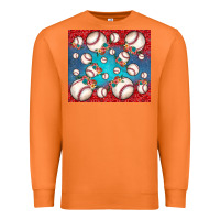 Carrot baseball paisley and jean pattern Premium Sweatshirt - JahusDesignShop