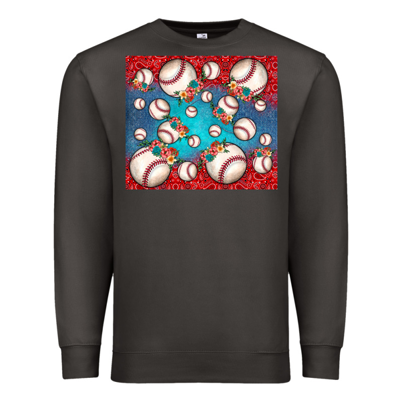 Baseball Paisley And Jean Pattern Premium Sweatshirt by JahusDesignShop | Teevron