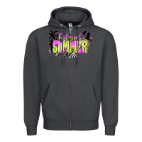 Smoke hot girl summer with palms Zipper Hoodie - texasbilliewilder