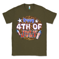 Army Green happy 4th of july billie wilder Classic Tee - texasbilliewilder