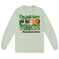 Matcha i'm just here for the snacks #basketball brother Long Sleeve Tee - Zillion Design Studio