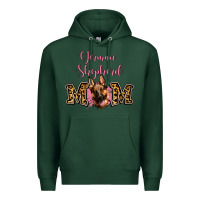 Sports Green German Shepherd Mom Premium Hoodie - Jasminsmagicworld