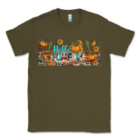 Army Green hello pumpkin libbey glass Classic Tee - BundleAndBundleShop