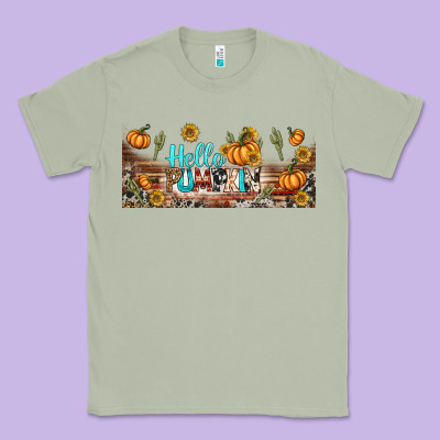Hello Pumpkin Libbey Glass Classic Tee Designed By Bundleandbundleshop