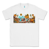White hello pumpkin libbey glass Classic Tee - BundleAndBundleShop
